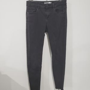 Zara Basic Faded Skinny Black Jeans